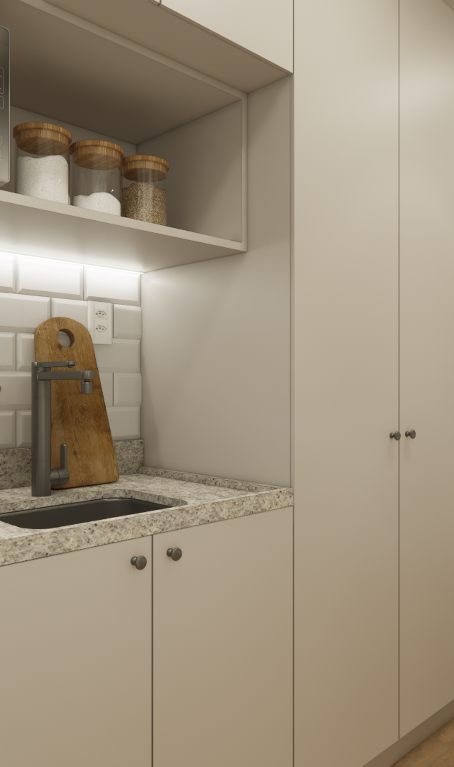 Think Home Alameda Barros — projeto 3D, imagem 2