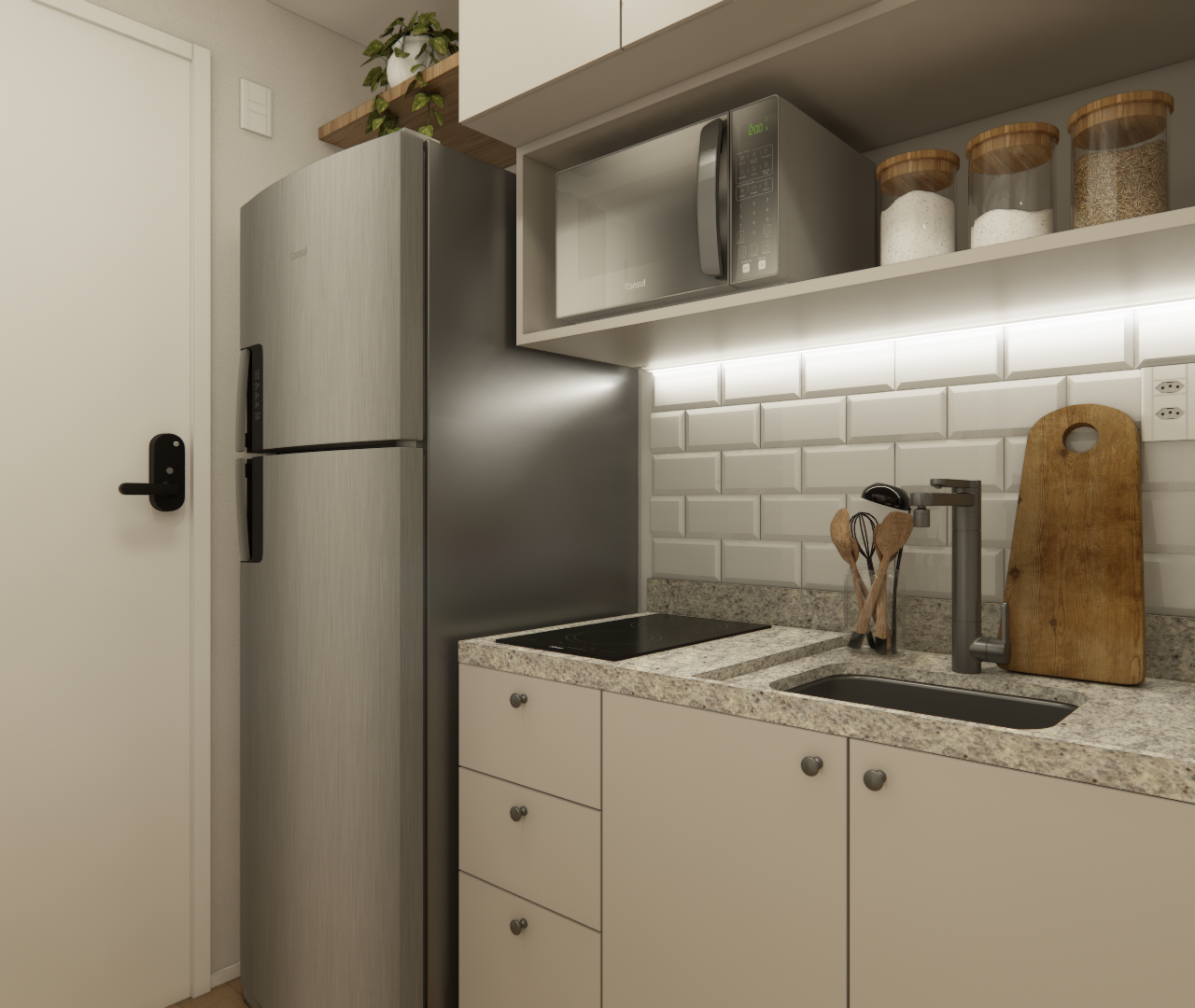 Think Home Alameda Barros — projeto 3D, imagem 16