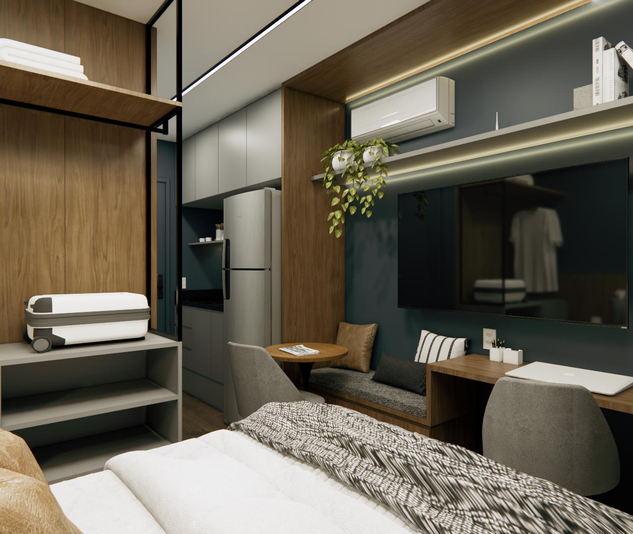 Urban Flex Flats Bela Cintra — projeto 3D, imagem 6