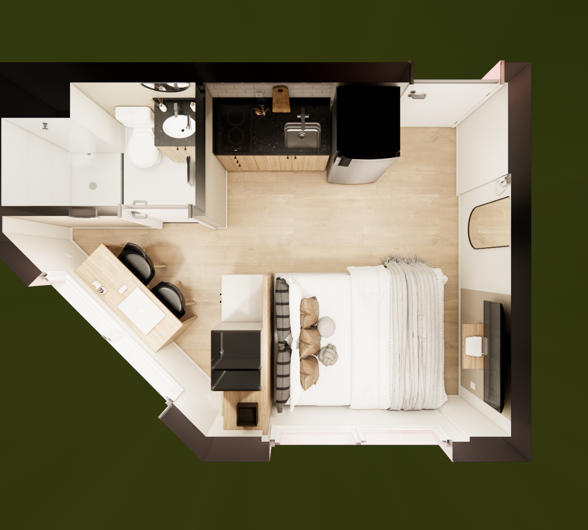 Quanto custa reformar um studio de 20 m² em São Paulo: 27 contratos de até 21 m² da Bewild