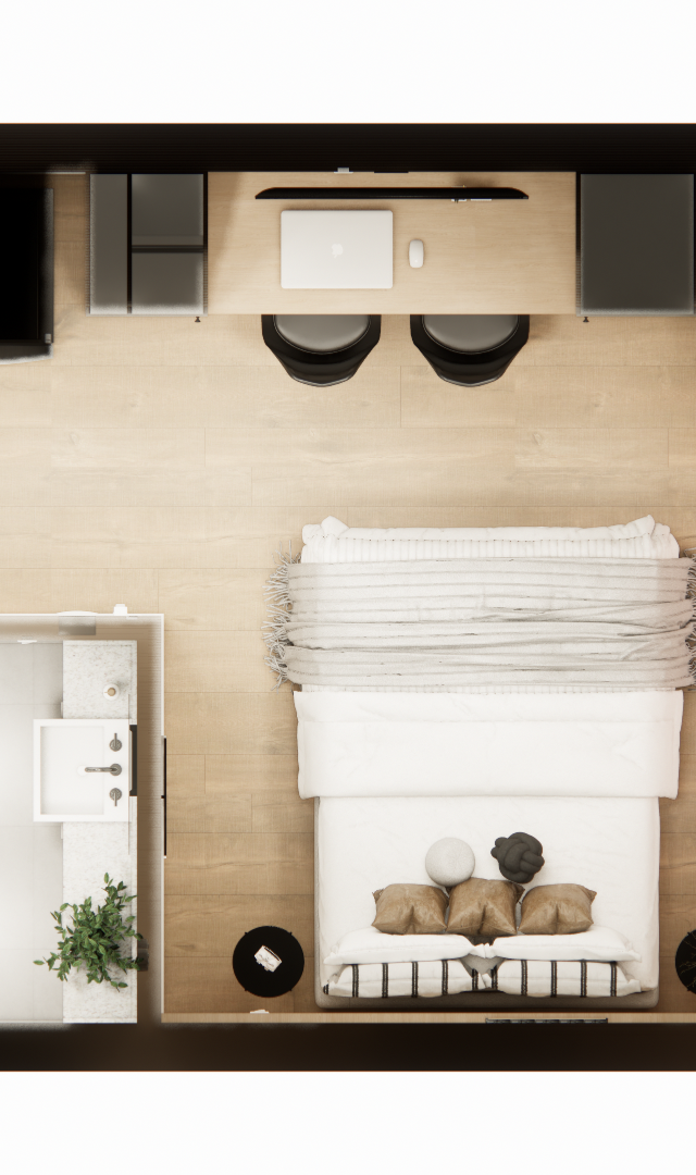 PJM Single Living — projeto 3D, imagem 17